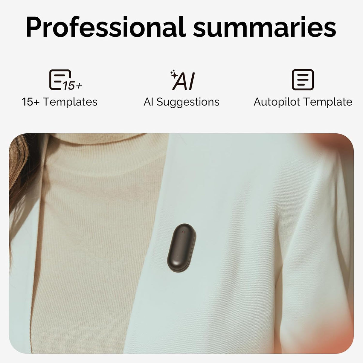 PLAUD NotePin AI Voice Recorder by PLAUD.AI | AI Voice Recorder | Tradeo Shopping