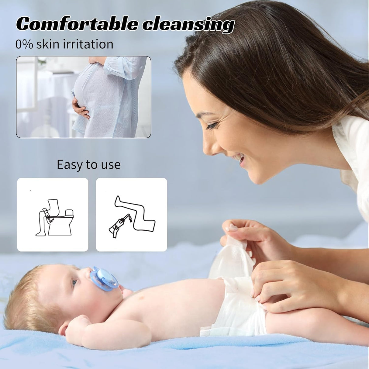 Pocket Travel Bidet Sprayer BS-21S by Blue Fire
