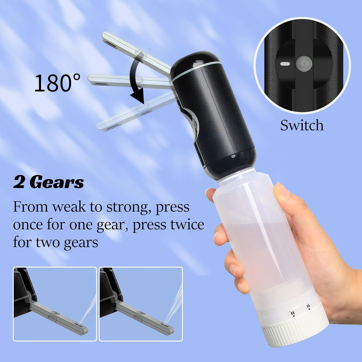 Pocket Travel Bidet Sprayer BS-21S by Blue Fire