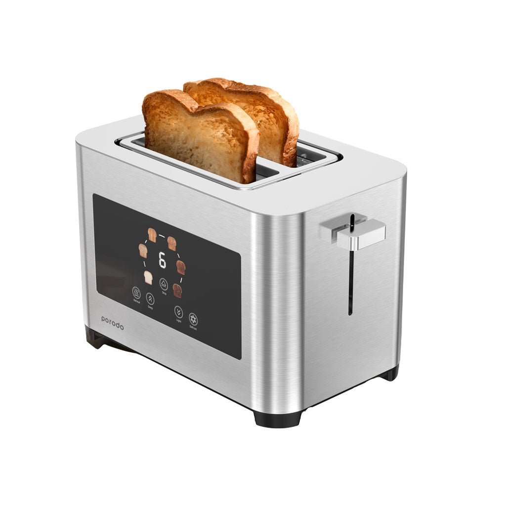 2-Slice Digital Pop-Up Bread Toaster with Smart memory 850W by Porodo