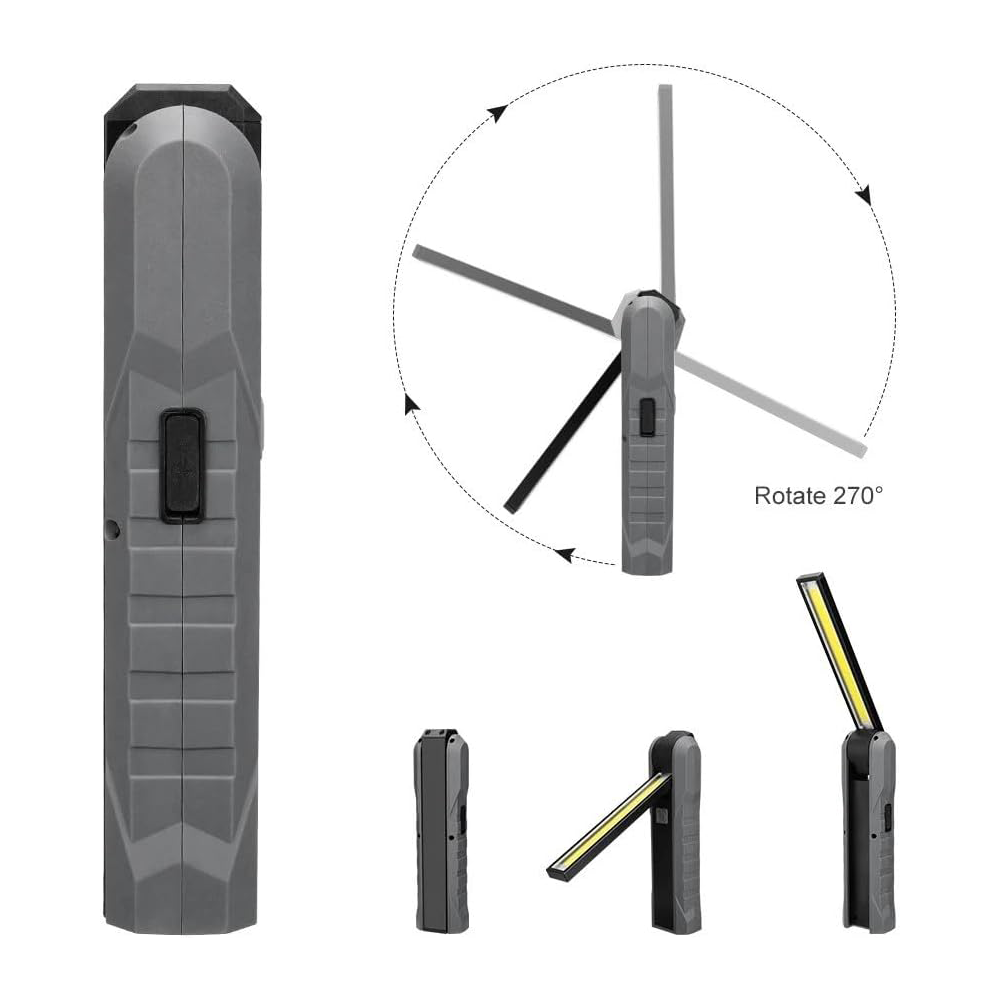 2 in 1 Foldable Outdoor Flashlight 5W by Porodo