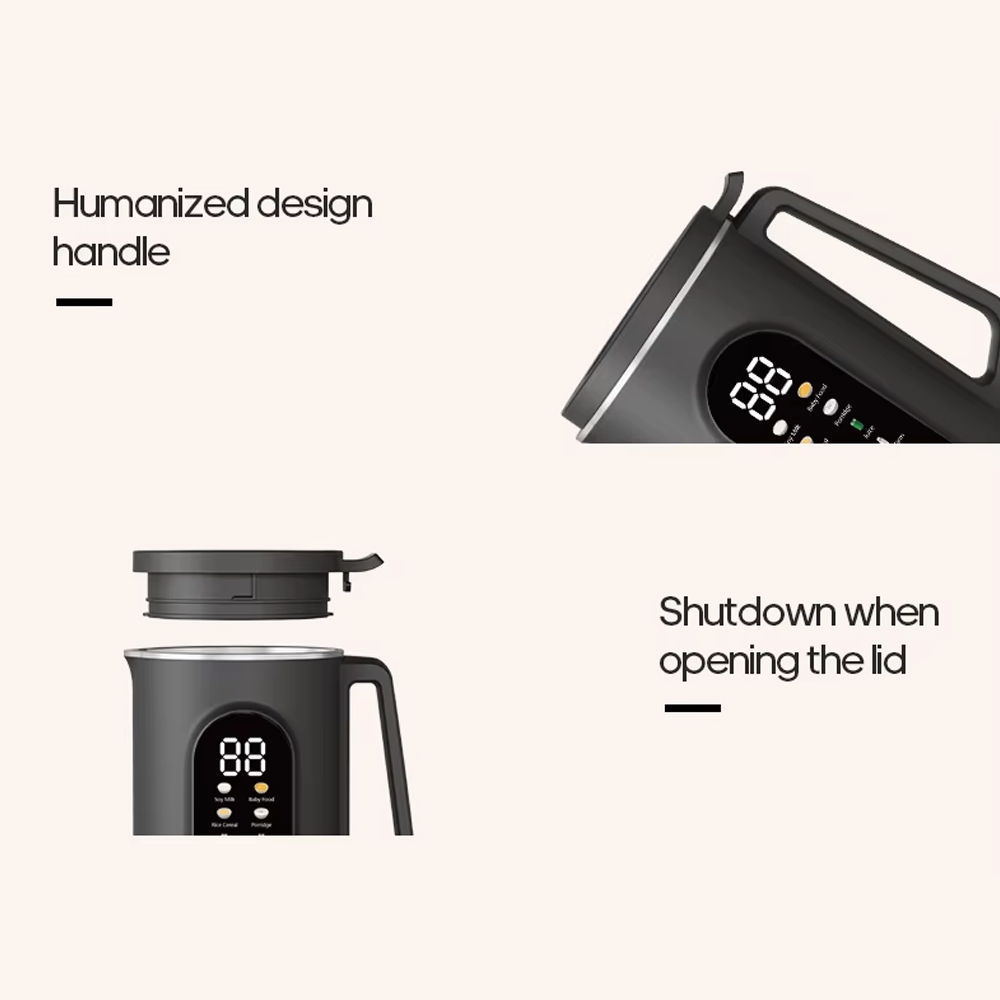 Auto Hot and Cold Drink Maker 1L with Digital Display by Porodo
