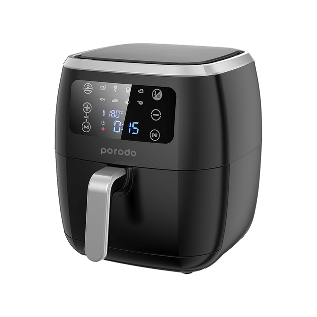 Smart Air Fryer with APP Control 6L 1800W Black