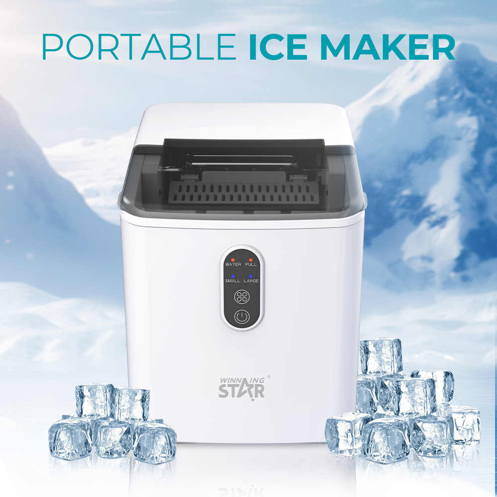 Portable Countertop Ice Maker by WINNING STAR