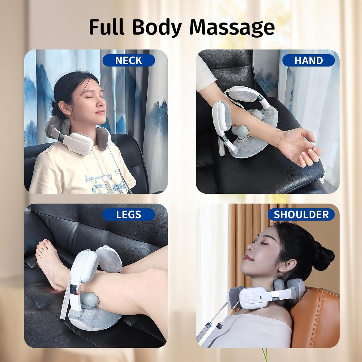 Portable Electric Kneading Neck Massager