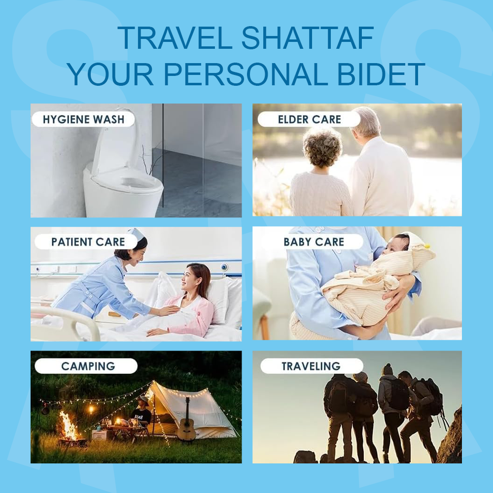 Portable Travel Hand Held Bidet Toilet Spray Shattaf