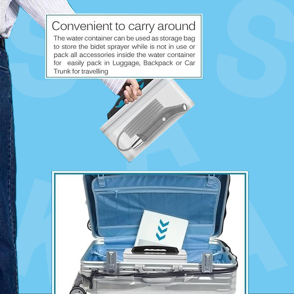 Portable Travel Hand Held Bidet Toilet Spray Shattaf