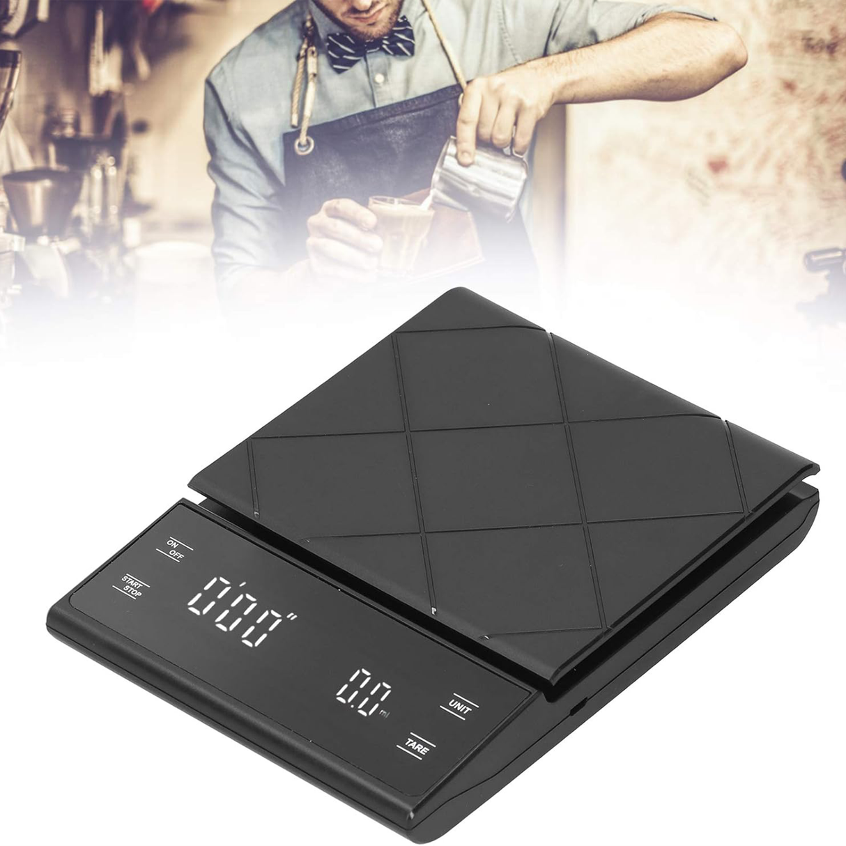 Portable Espresso Scale with Timer, Precision