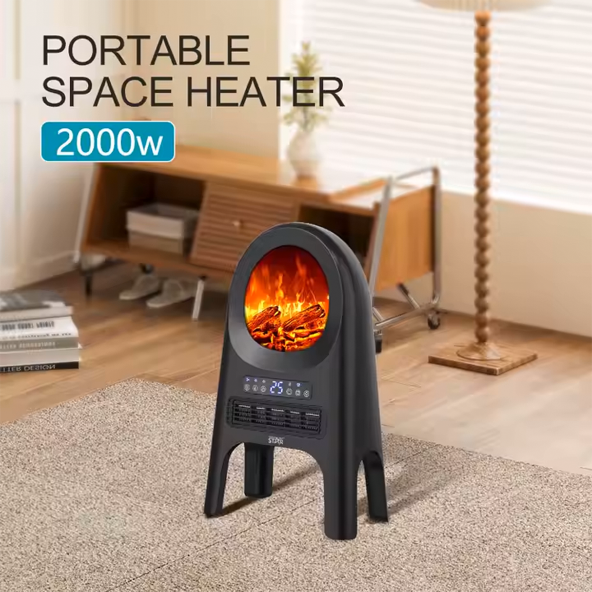 Electric Space Heater Fan 2000W ST-4091 by WINNING STAR