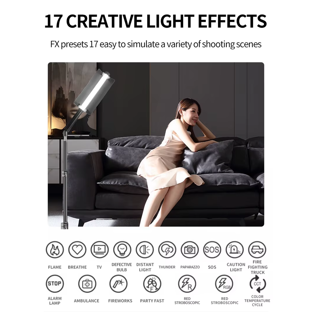 Portable Handheld RGB LED Photography Light