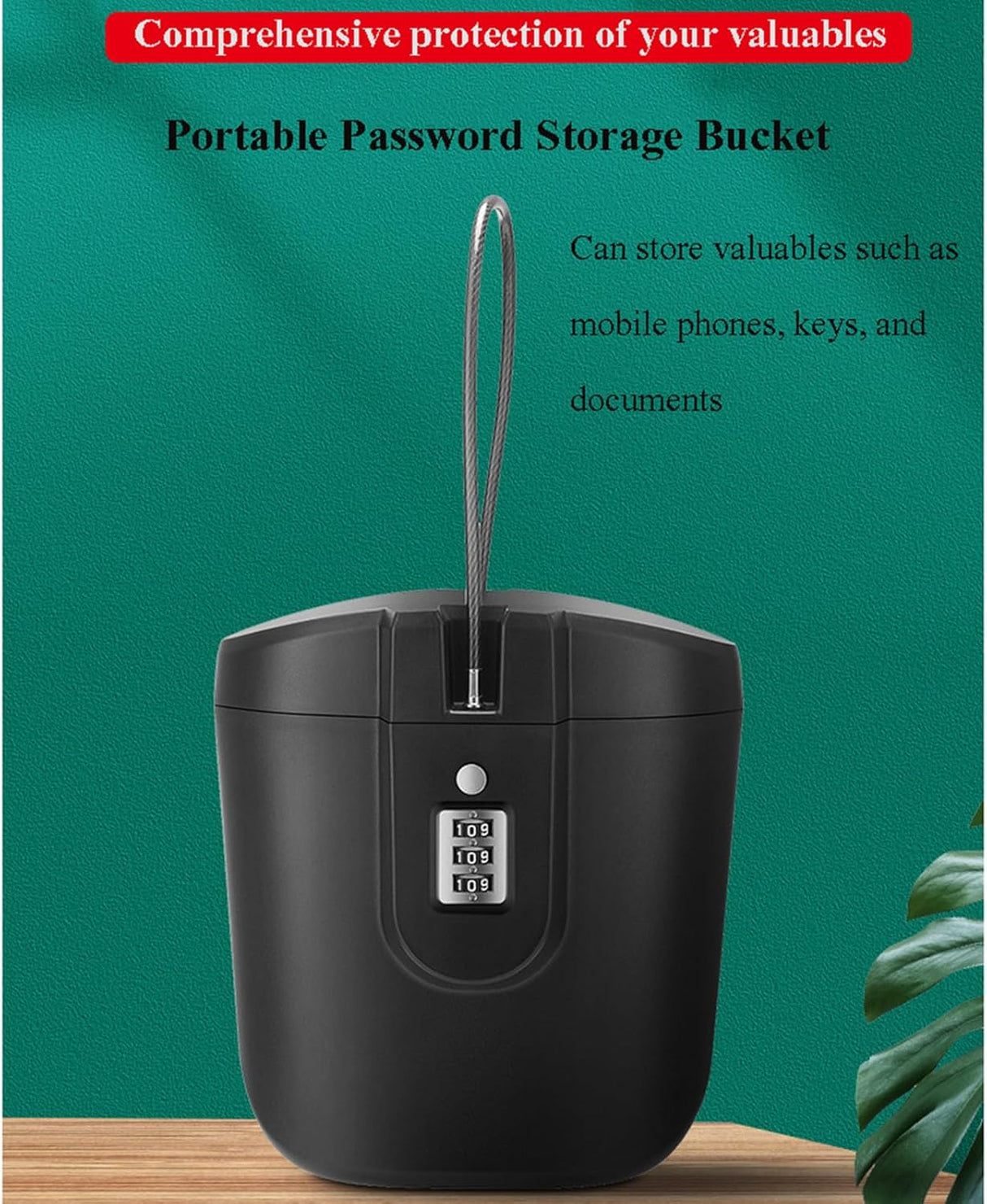 Portable Safe Box - Combination Security Case Lock Box with Code | Safe Box | Tradeo Shopping