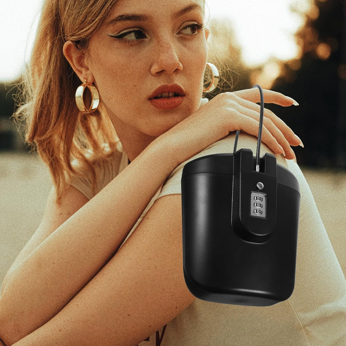Portable Safe Box - Combination Security Case Lock Box with Code | Safe Box | Tradeo Shopping