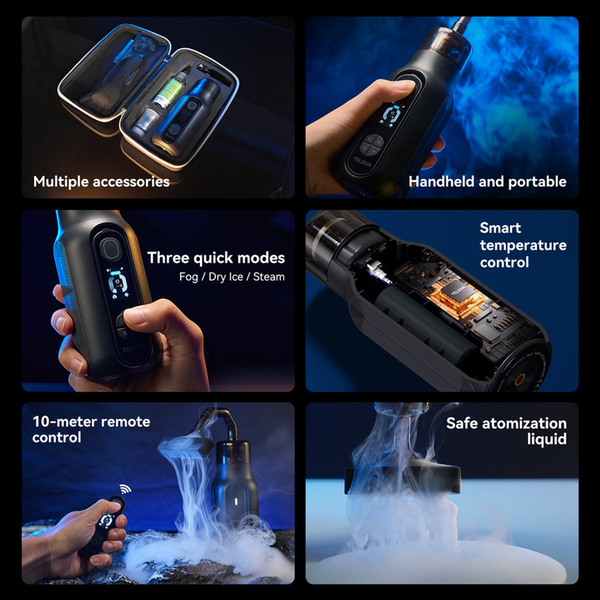 Portable Smoke Machine C40 by TELESIN