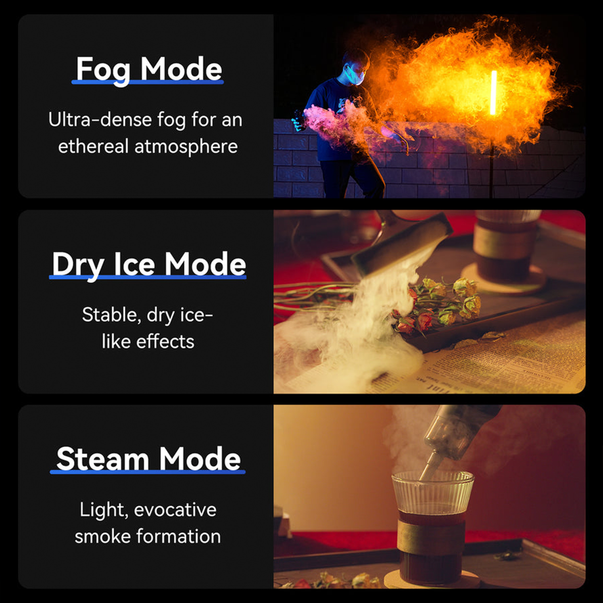 Portable Smoke Machine C40 by TELESIN