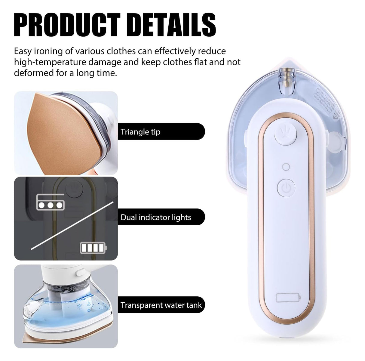 Travel friendly Portable Mini Electric Steam Iron YTJ-01