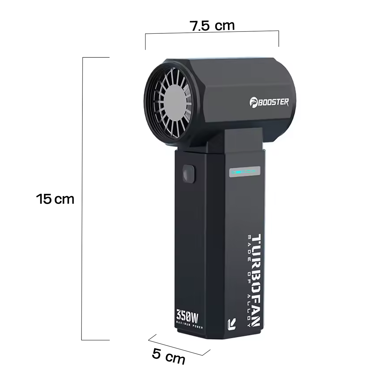 Powerful 4-Speed Mini Turbo Fan 350W by BOOSTER