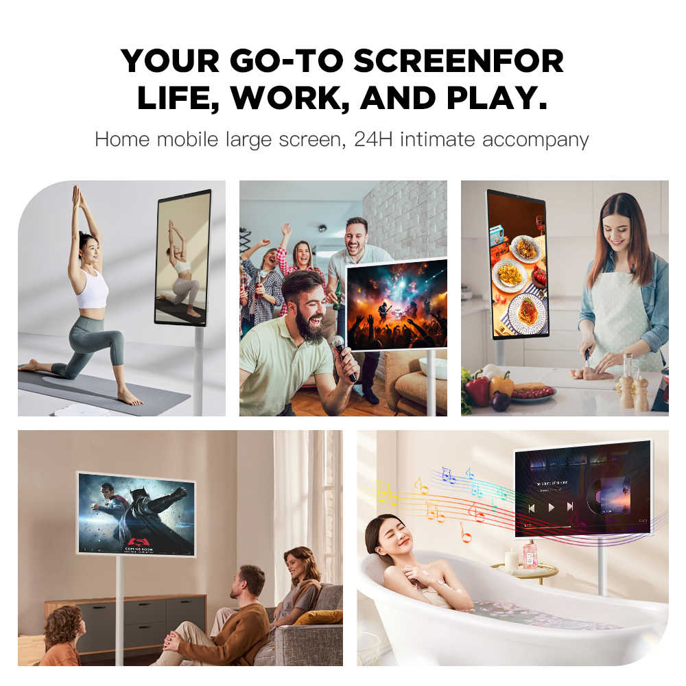 Android Touch Screen Monitor 32" With Stand by Powerology
