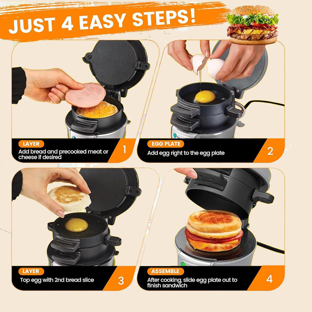 Electric Burger Maker R666 BY RAF