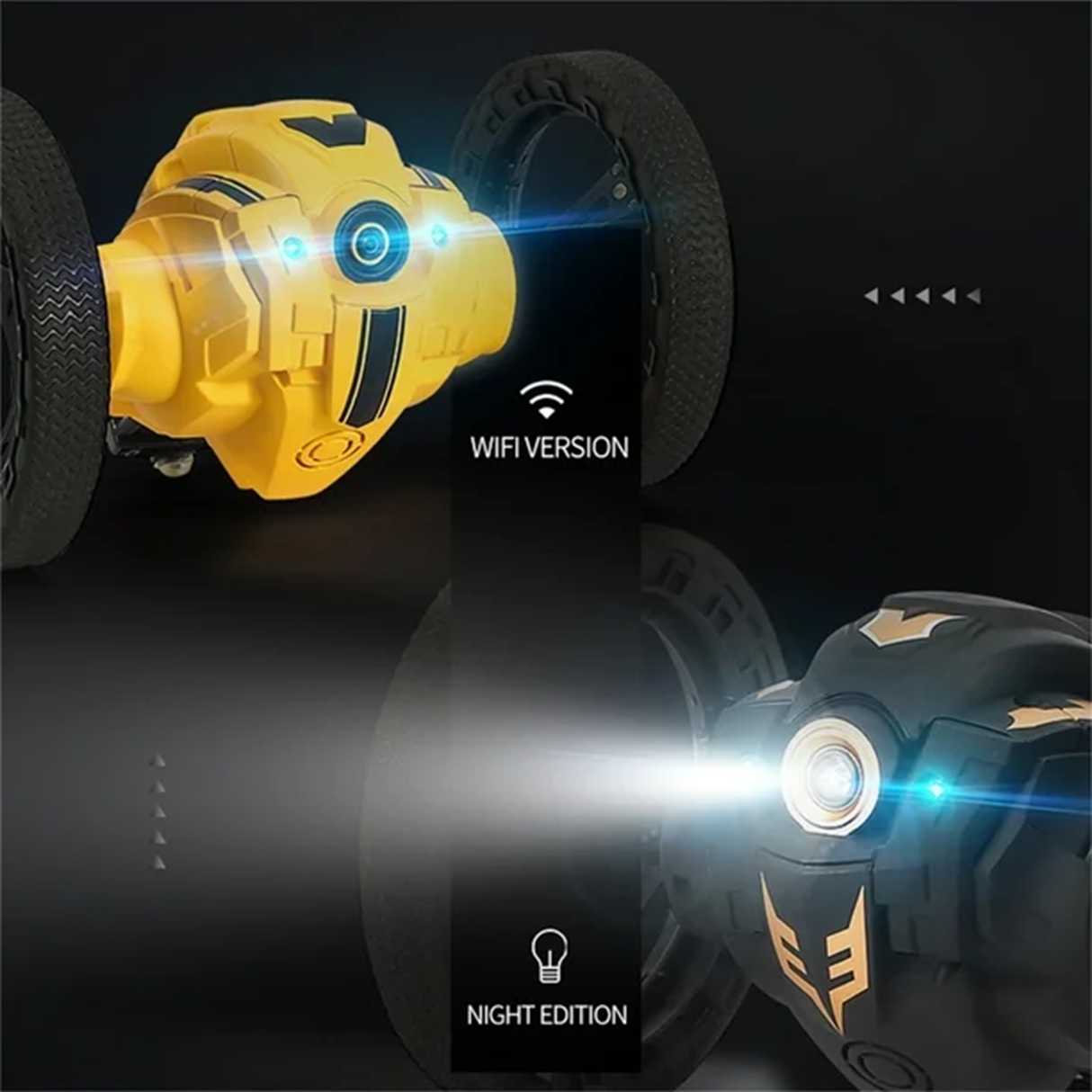 RC Stunt Car with 360° Rotation, Jumping & HD Camera