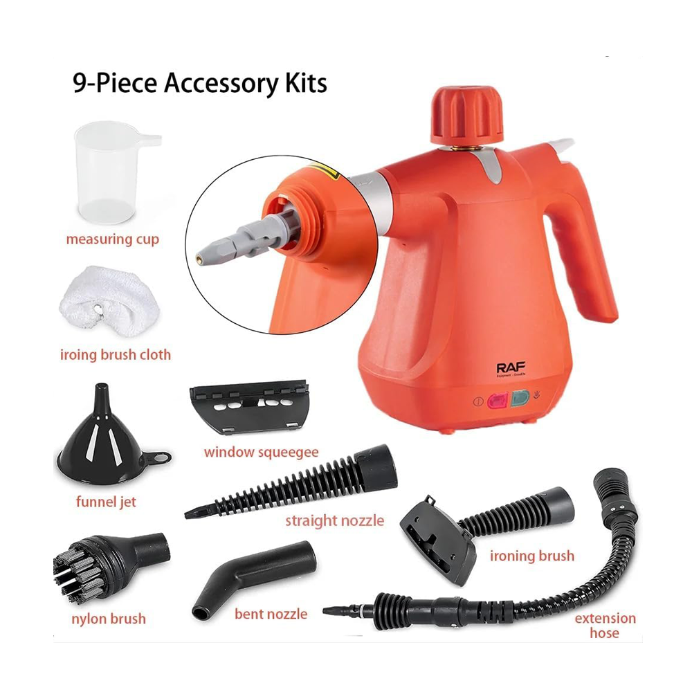 Multi-Purpose Steam Cleaner with Complete Accessory Kit by RAF