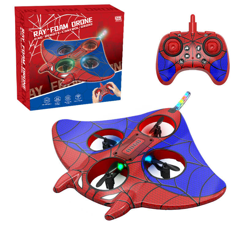 Ray Foam Drone – 2.4G Fighter Aero Spider-Man Superhero Glider