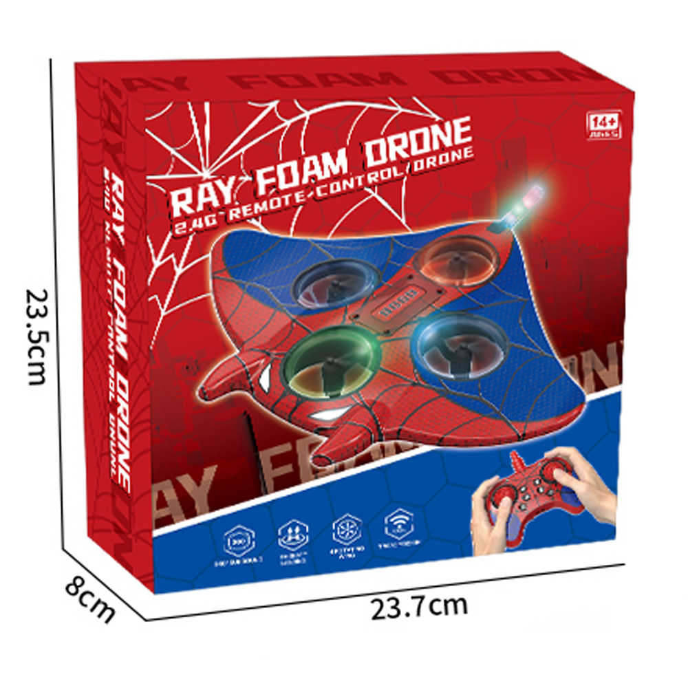 Ray Foam Drone – 2.4G Fighter Aero Spider-Man Superhero Glider