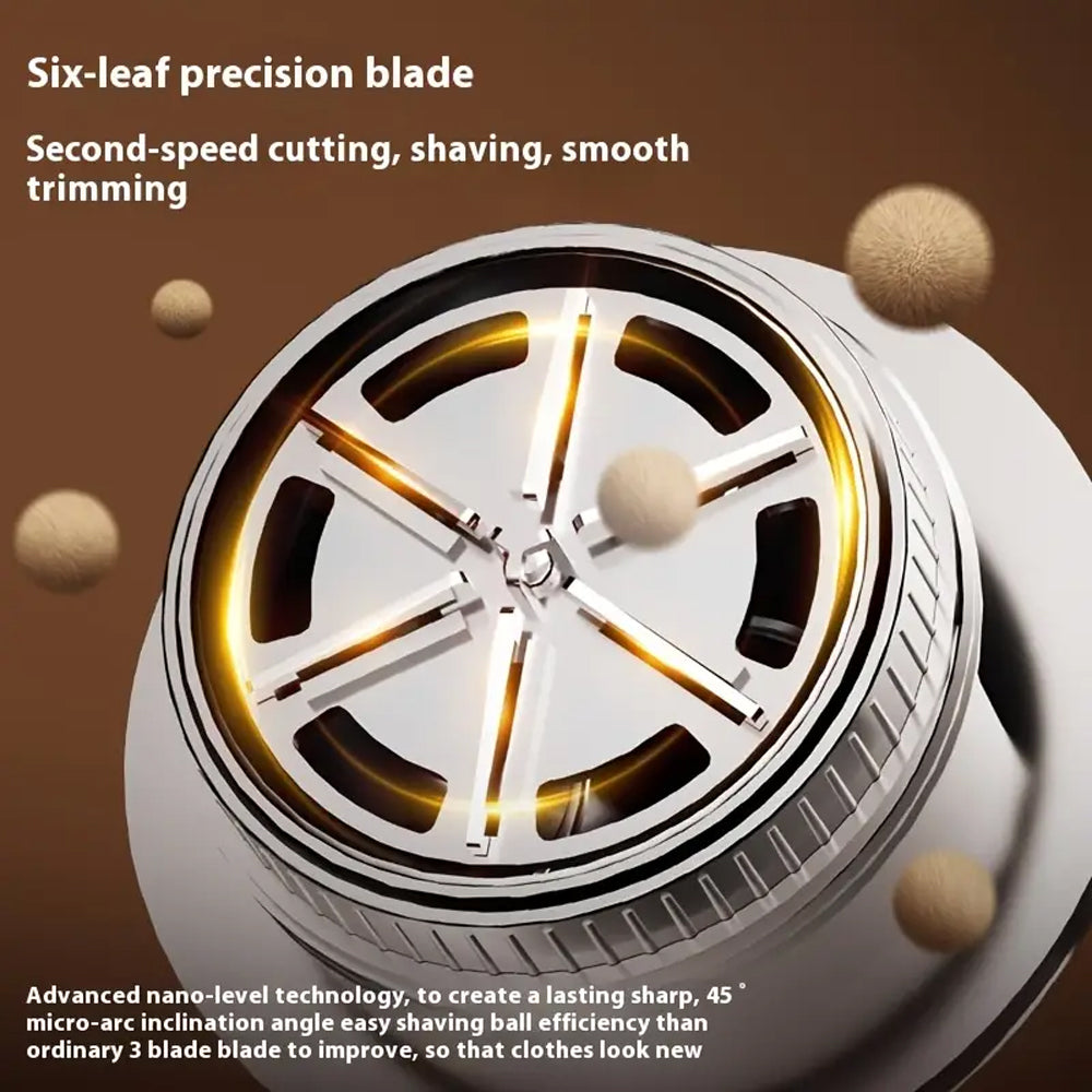 Rechargeable Fabric Shaver with Digital Display