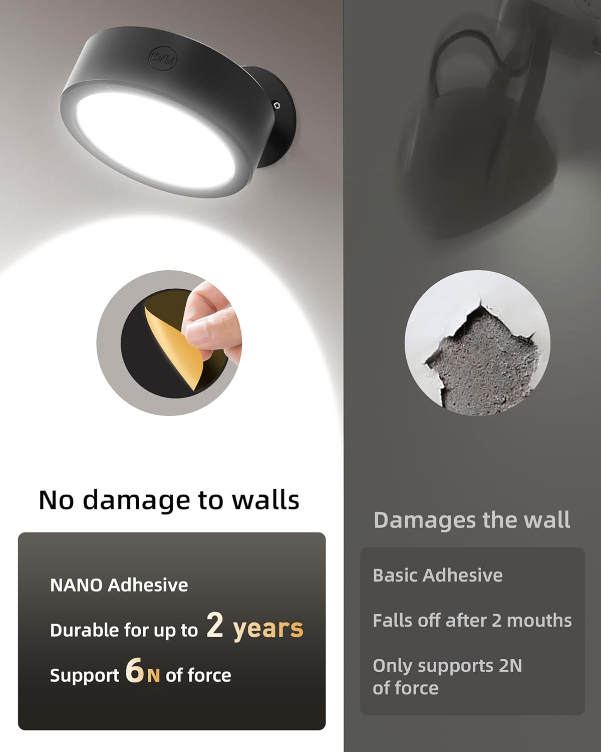 Rechargeable LED Wall Mounted Light (3 Pack) by EZVALO | Under Cabinet LED Light | Tradeo Shopping