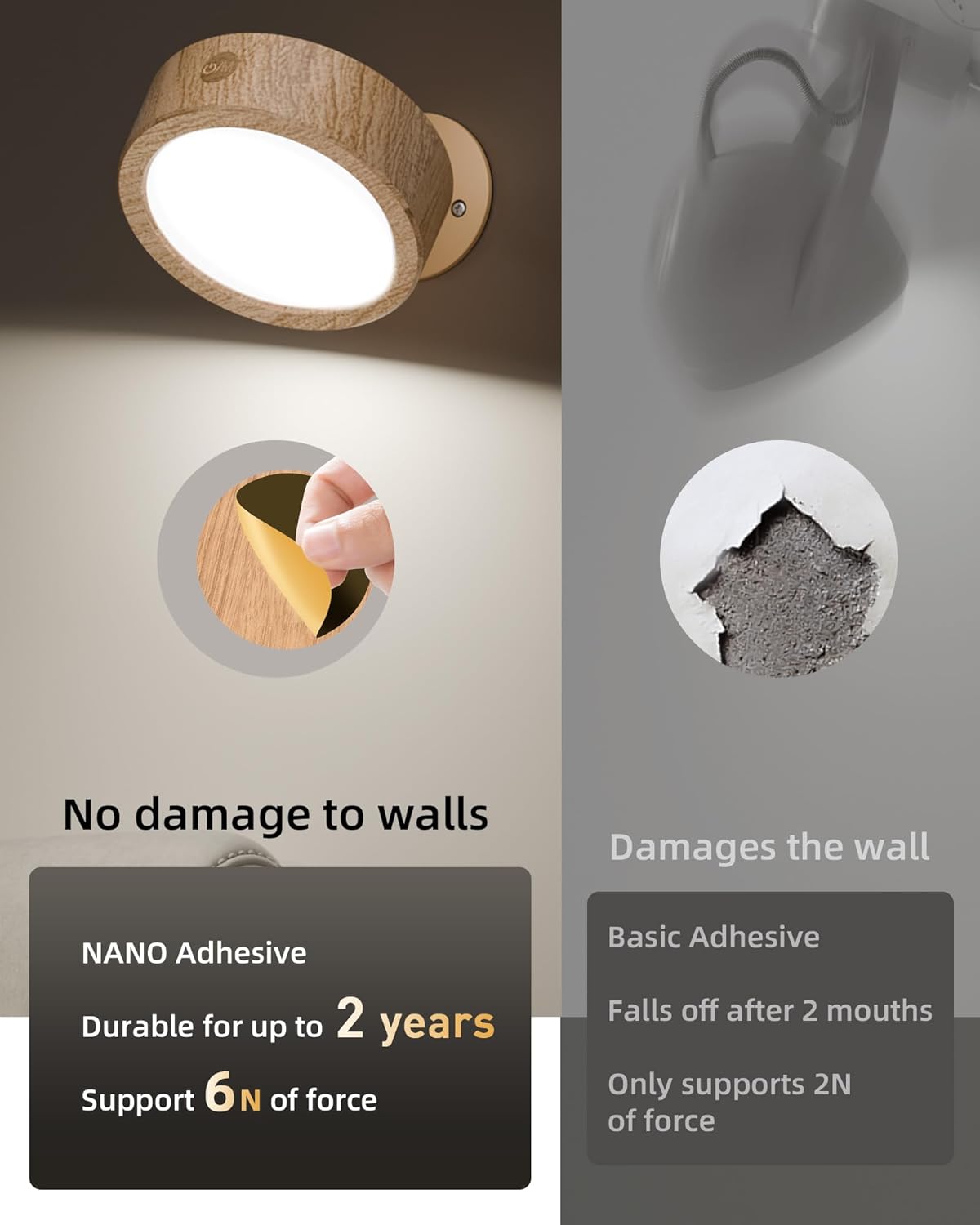 Rechargeable LED Wall Mounted Light (3 Pack) by EZVALO | Under Cabinet LED Light | Tradeo Shopping