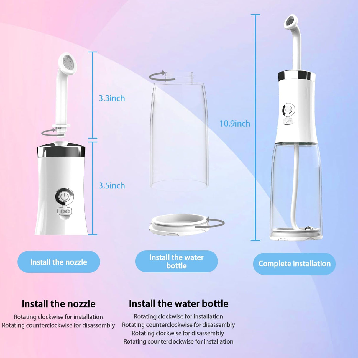 Rechargeable Portable Bidet Sprayer