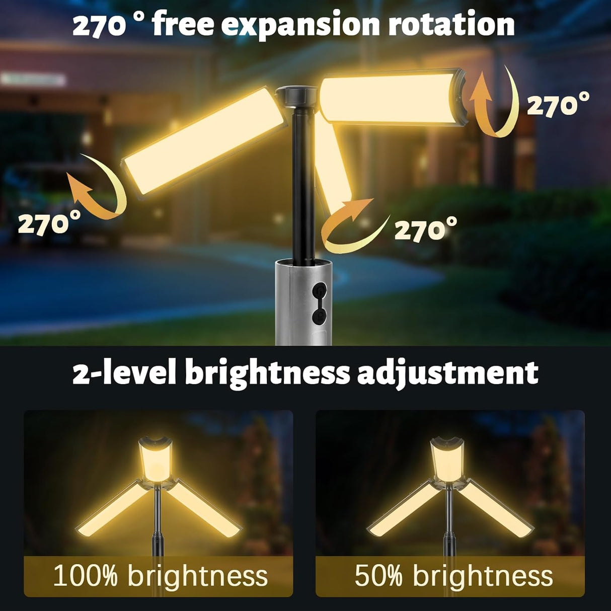 Rechargeable Multifunctional Camping Light YD-2324