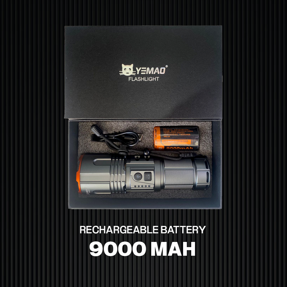 Rechargeable High-Power Flashlight YM-520 by YEMAO