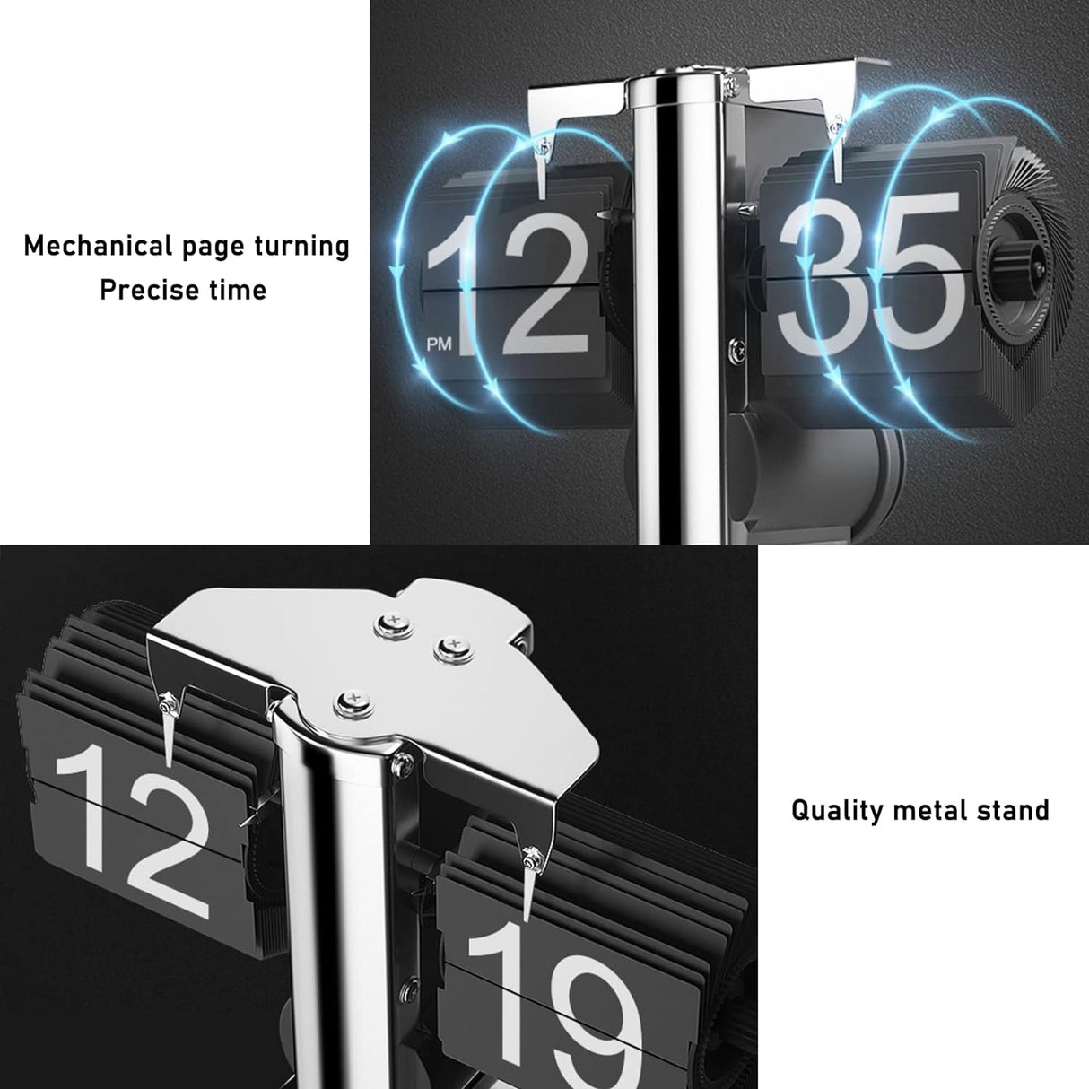 Retro Auto Flip Clock | Desk Clock | Tradeo Shopping