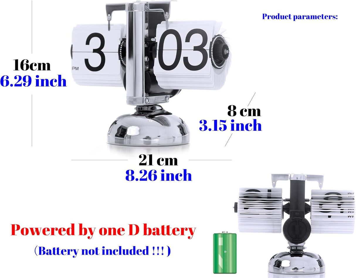Retro Auto Flip Clock | Desk Clock | Tradeo Shopping