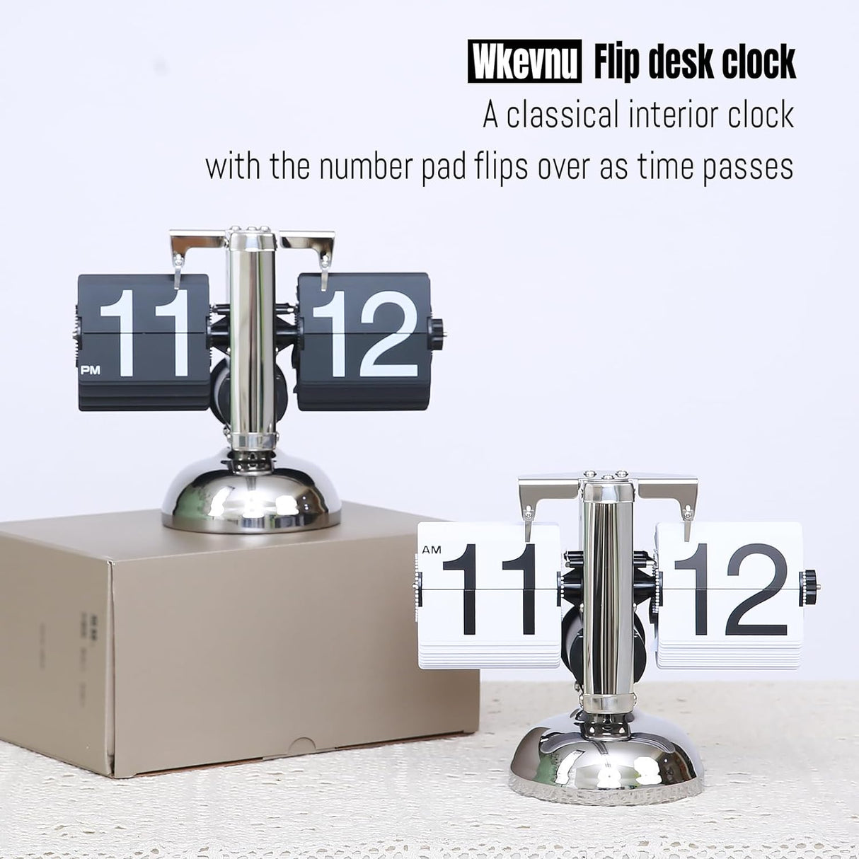 Retro Auto Flip Clock | Desk Clock | Tradeo Shopping
