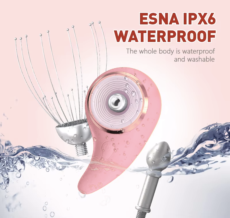 Electric Head & Point Massager - Rechargeable Handheld Scalp Massaging Device