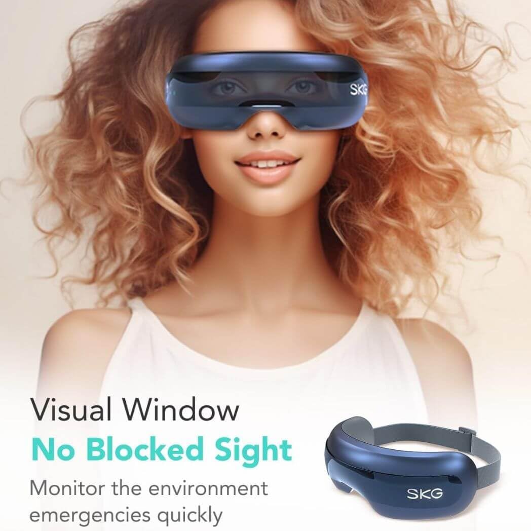 E3 PRO Heat Eye Massager with Speaker by SKG