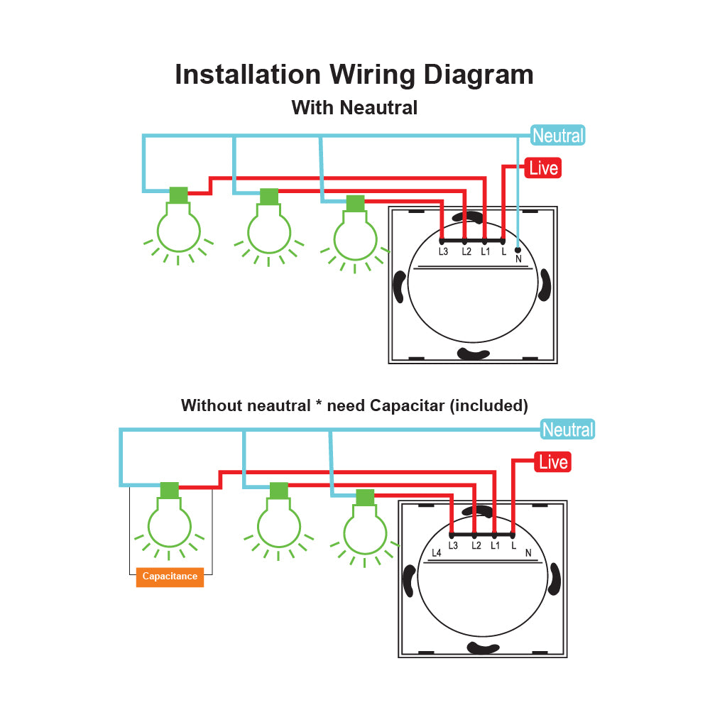 Smart Light Switch SJ-01 by | Smart Switch | Tradeo Shopping