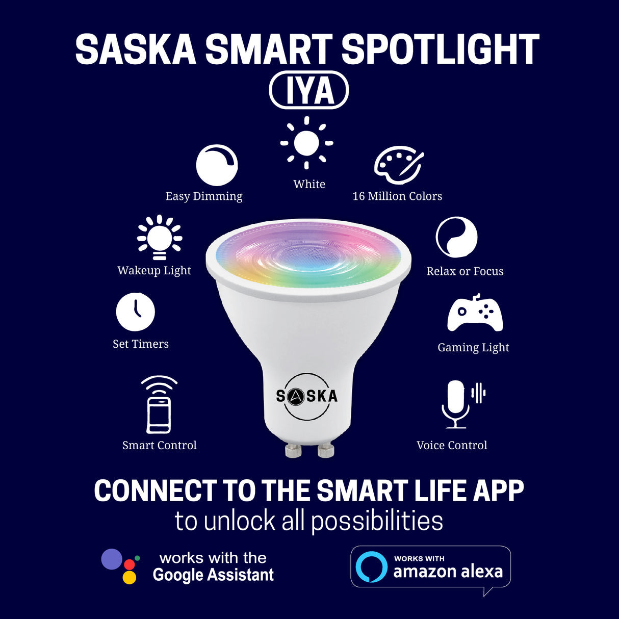 TradeoSmart Spot Light GU10 IYA | Smart Light | Tradeo Shopping