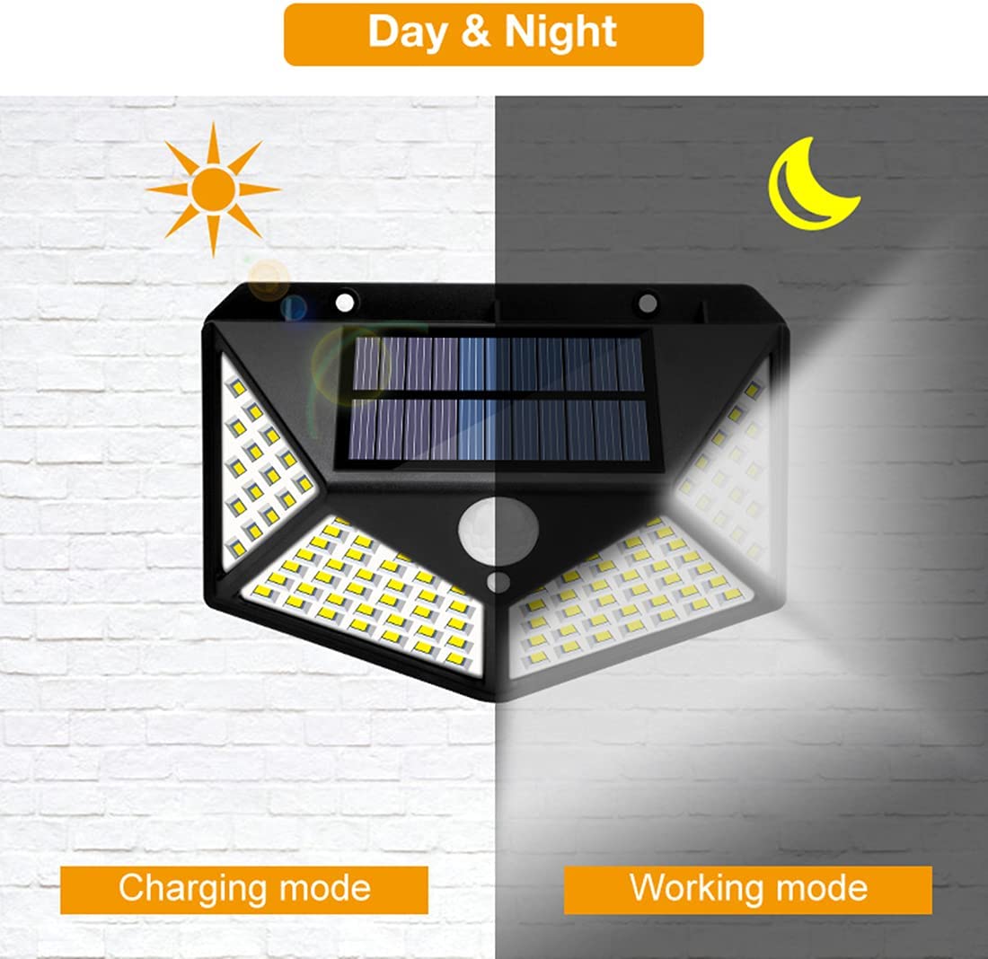 Motion Sensor Solar Light 100 LED by Tradeo Shopping | LED Light | Tradeo Shopping
