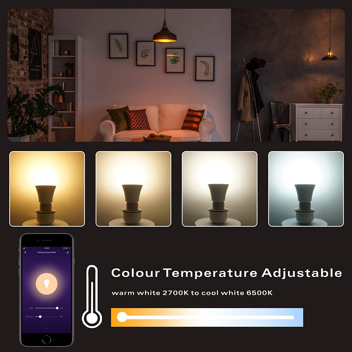 Smart Bulb E27 10W by Tradeo | Smart Light | Tradeo Shopping