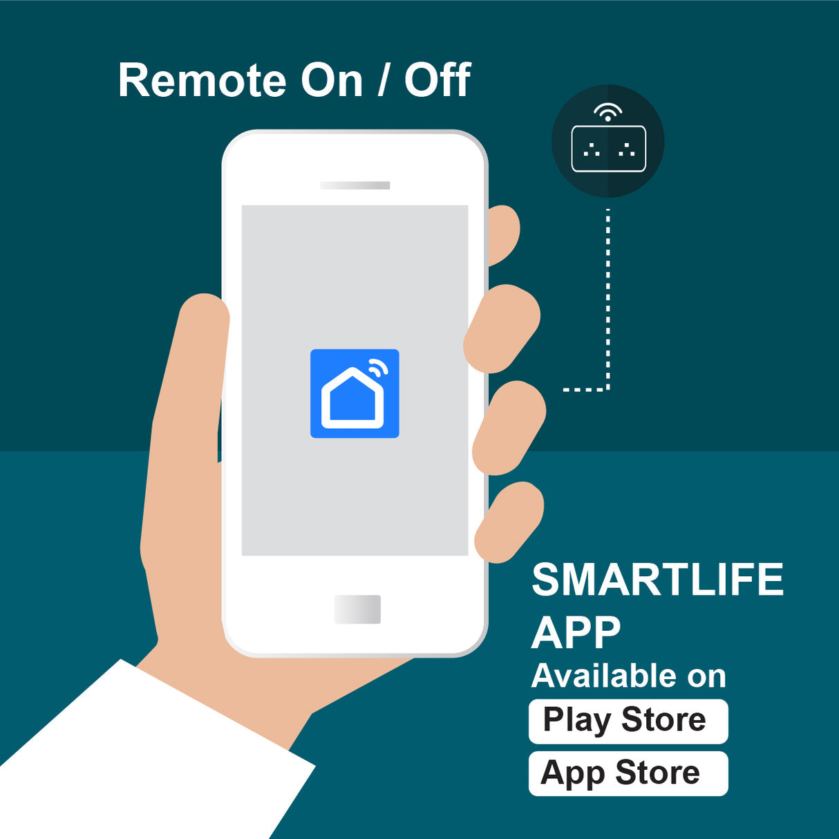 Double Smart Wall Socket by Tradeo Shopping | Smart Socket | Tradeo Shopping