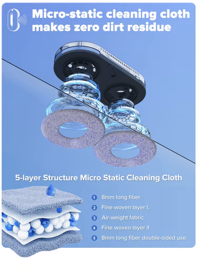 SATUO PRO Smart Window Cleaner Robot