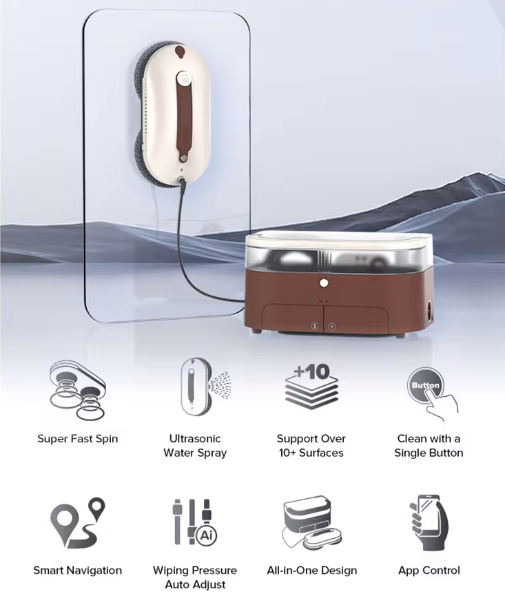 SATUO PRO Smart Window Cleaner Robot