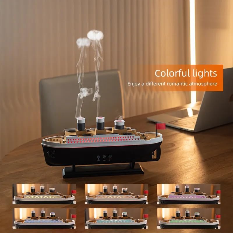 Ship Shape Oil Humidifier 250ml Remote Control