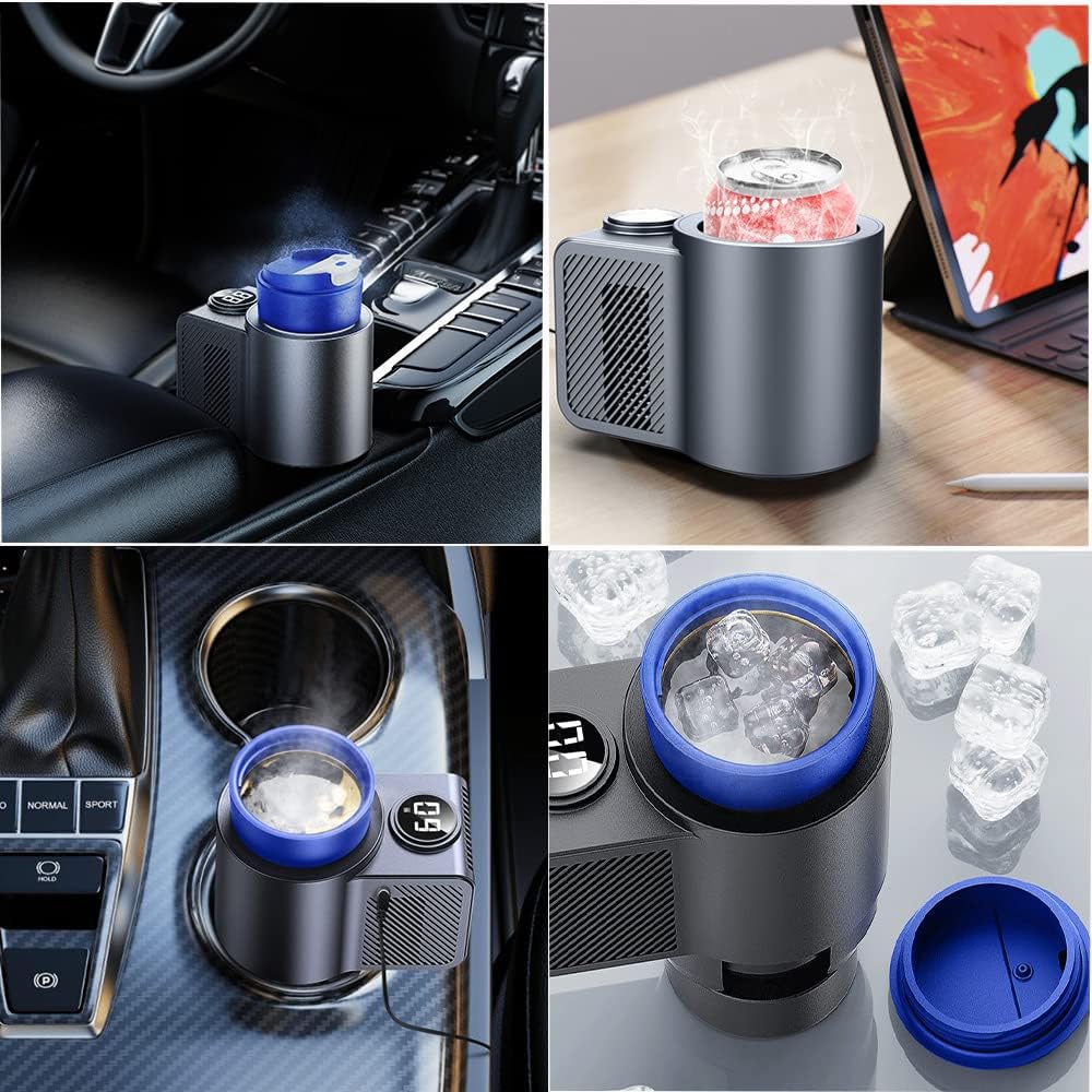 Smart Car Cup Holder with Cooling and Heating Features