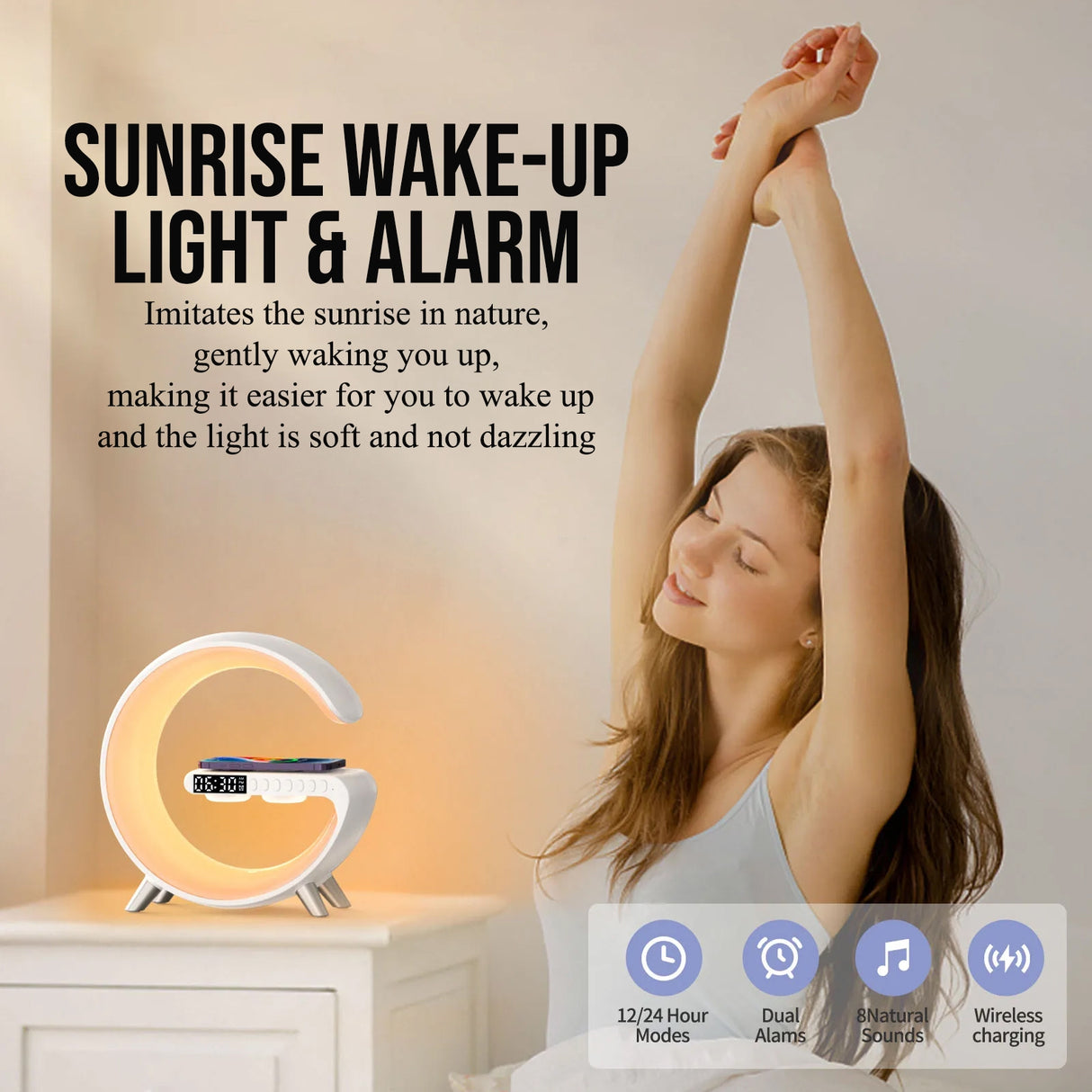Multifunctional Smart Lamp App Control | Bedside Lamp | Tradeo Shopping