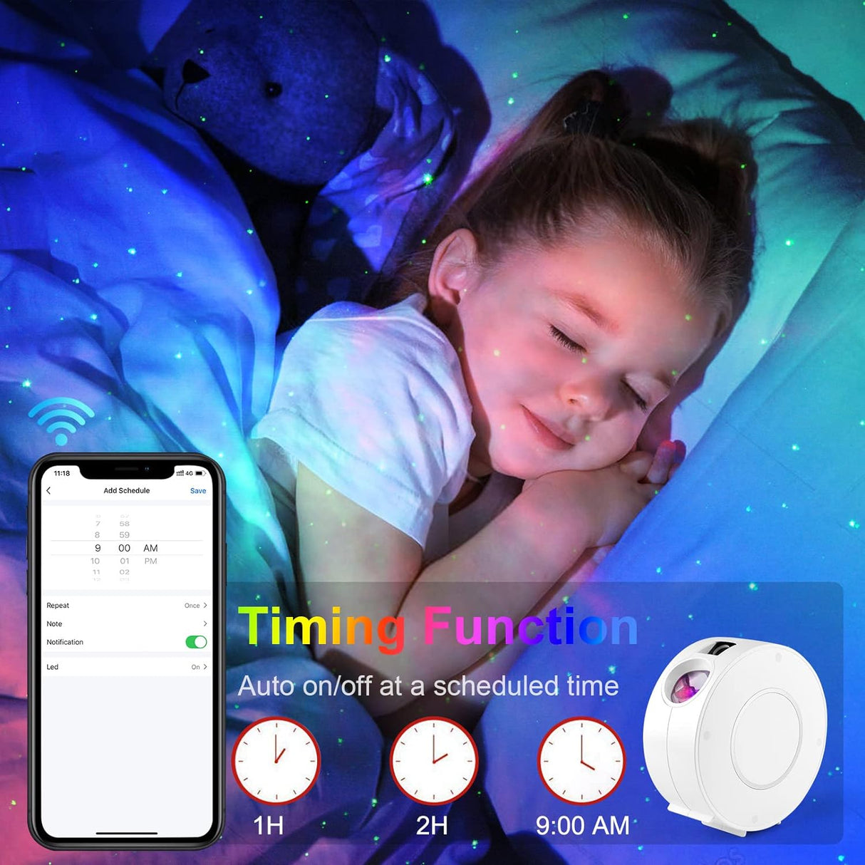 Smart Galaxy Star Projector Wifi Tuya App Control