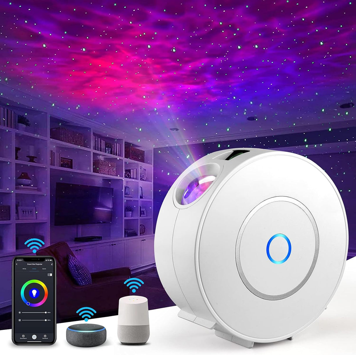 Smart Galaxy Star Projector Wifi Tuya App Control