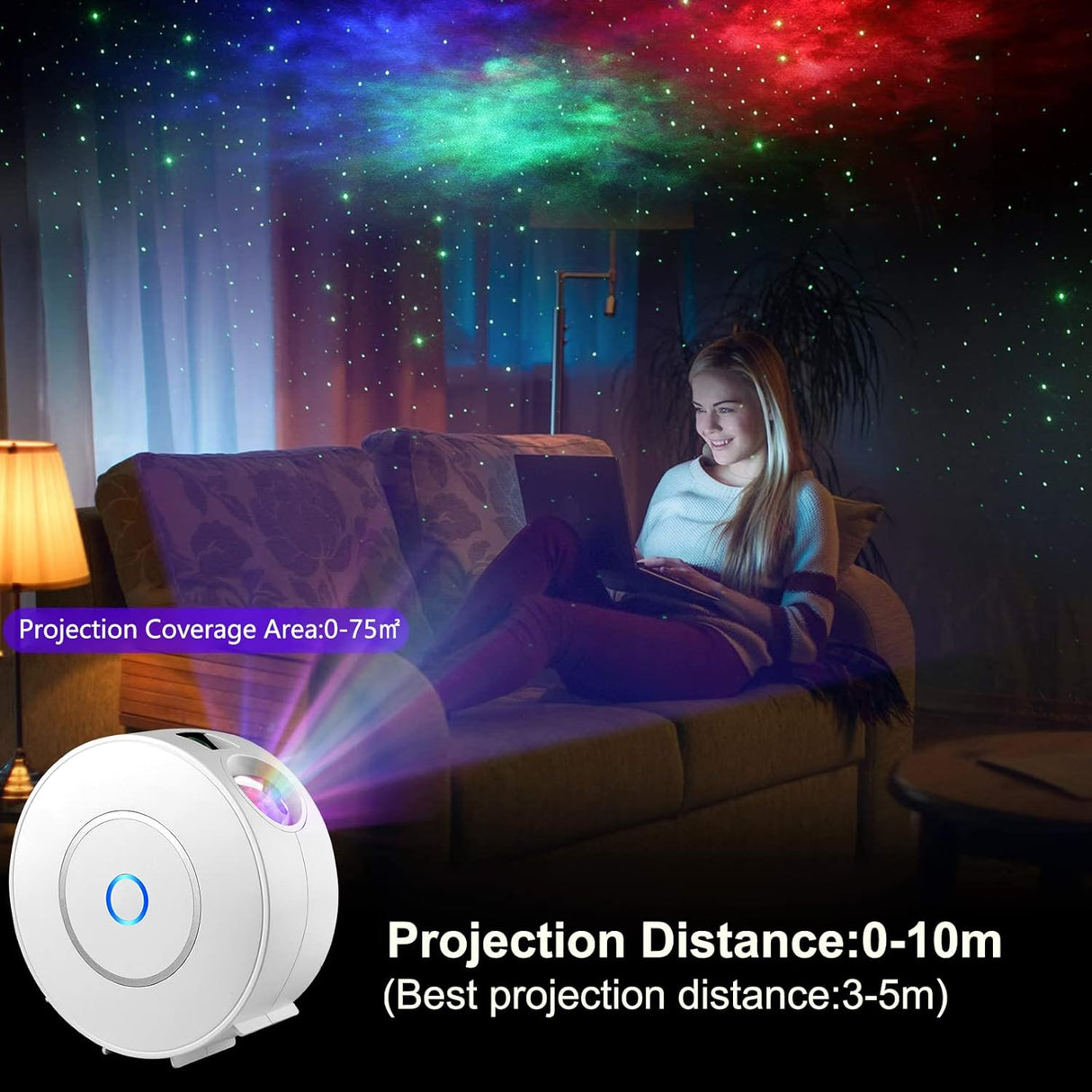 Smart Galaxy Star Projector Wifi Tuya App Control